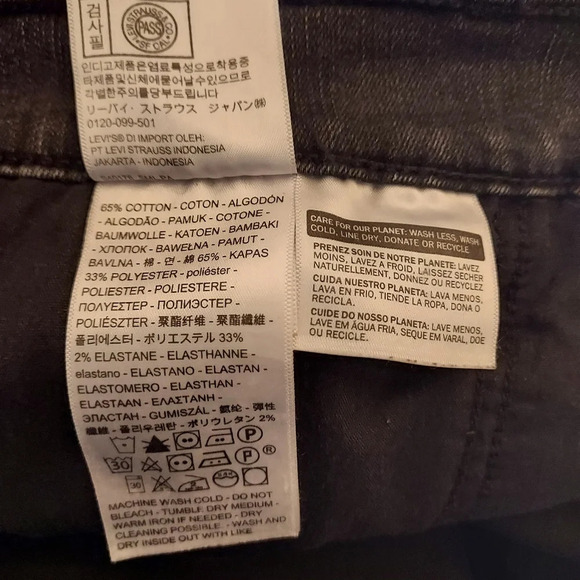 Levis 720 HIGH RISE SUPER SKINNY WOMEN'S JEANS Size 24W - Picture 13 of 15